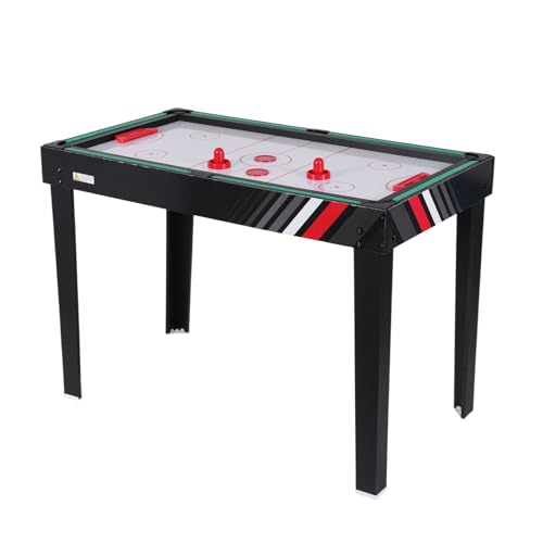 4-in-1 Recreational Game Table with Football Billiards Ice Hockey Table Tennis Wear Resist for Friends and Family Playing