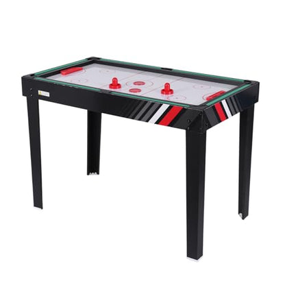 4-in-1 Recreational Game Table with Football Billiards Ice Hockey Table Tennis Wear Resist for Friends and Family Playing