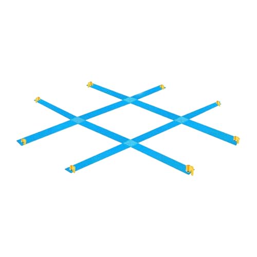 Large Set with Fixing Stakes, Ideal for Picnics in The Garden Or Lawn. - color: Blue a