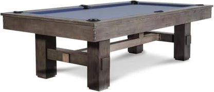 Nixon Billiards - Kemp Slate Billiard Pool Table (Grayson Gray, 7FT and 8FT) - size: 8FT Without Installation