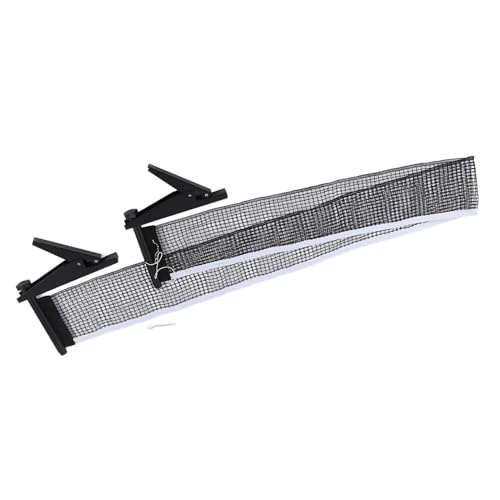Standard Table Tennis Net Rack Set with Stainless Steel Frame and Nylon Net, Indoor Match Net Belt Bracket for Simple Installation