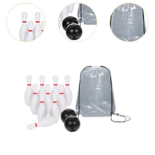 13 Pieces Kids Bowling Game Set Toy Bowling Pin and Ball Mini Indoor Outdoor Sports Game with Construction Suitable for Family Events Parties - size: 16cm
