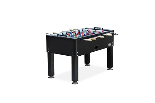 KICK Onyx 55" Foosball Table (Obsidian) – Professional Full-Size Indoor Game Table