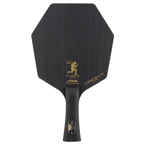 STIGA Cybershape Carbon CWT Truls Edition Table Tennis Blade with Custom Weight Technology I Superior Control & Enhanced Grip for Offensive Play - style: Cybershape Carbon CWT Truls Edition - Master/Concave