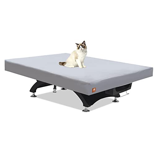Pool Table Cover 8 feet,Heavy Duty 600D Canvas with Vinyl,with Fixed Buckle | 8 foot Billiard Table Covers,Tear-Resistant Scratch-proof,Waterproof Dust proof, Pooltable Cover-100Lx56Wx8H Inch