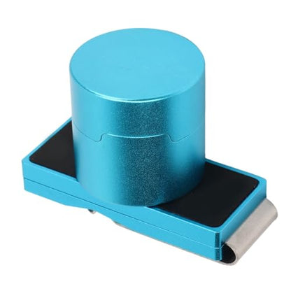 Magnetic Pool Chalk Holder Set,Aluminum Alloy Pool Cue Chalk Holder Case with Fixed Clip,Portable Snooker Billiard Chalk Box Accessories for Pants Pocket or Bag