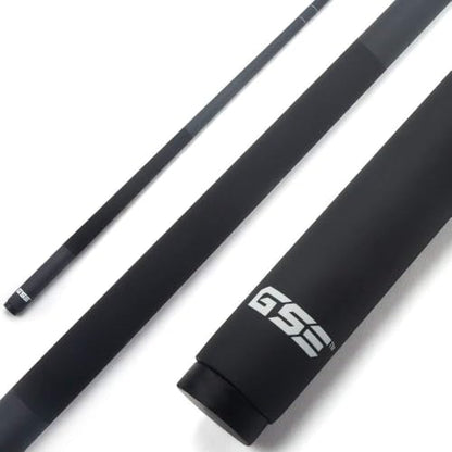 GSE Games & Sports Expert 58" 2-Piece Fiberglass Graphite Composite Billiard Pool Cue Sticks (Several Colors Available, Weight from 18oz, 19oz, 20oz, 21oz) - color: Matte Black, style: 21oz