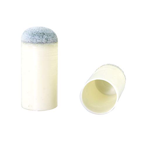 RLECS 30pcs Professional Billiard Replacement Tips 13mm Gray Cue Tips Durable Pool Cue Repair Rod Stick