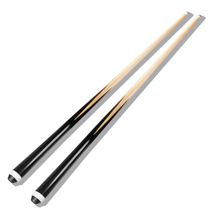 HMQQ Pool Cue Sticks – 36" Billiard Cues with 13mm Leather Tip,Set of 2 Durable 2-Piece Pool Sticks for Beginners& Kids