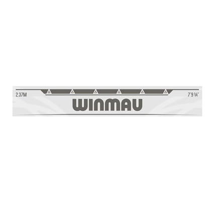Winmau Darts Oche Line - High Visibility Throw Line Marker with Toe Markers for Consistent Stance - Self-Adhesive, Sticks to Hard Floors (Wood/Tile/Laminate) - Regulation Distance - style: White