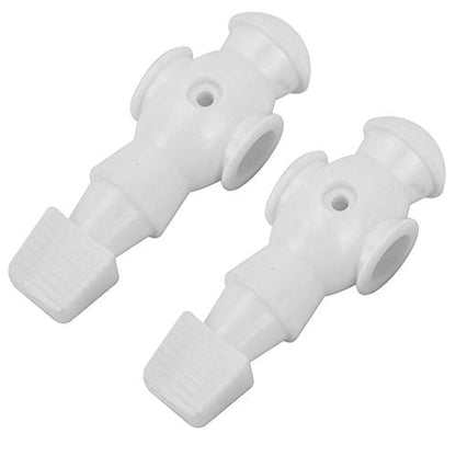 Foosball Replacement Players, Foosball Men 2 PCS, Table Soccer Guys, Plastic Replacement Parts for Football Table Player, Dia 16mm Universal