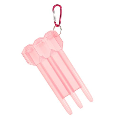 KESYOO Portable Darts Case Bag Hard Shell Dart Storage Box Lightweight Organizer - color: Pink