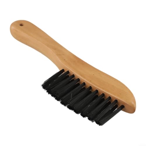 Wooden Pool Table Brush and Cleaner Set with Cloth for Sweeping Felt, Billiards Table Accessories for Home Game Room Maintenance(9inch)