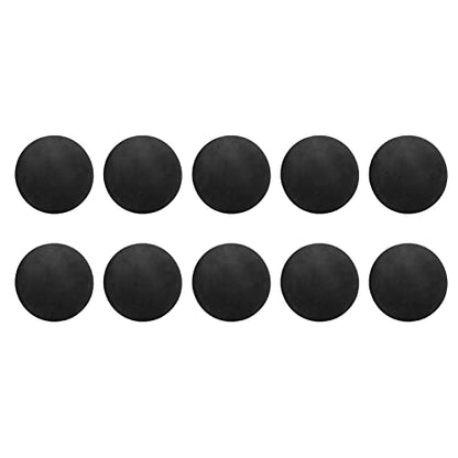Drfeify EVA Foam Balls, 10pcs 65mm Soft Practice Balls with High Hit and Abrasion Resistance for Indoor Outdoor Training, Kids and Pets Play - color: Black