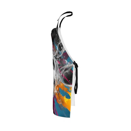 Castle Fairy Basketball Kitchen Apron - color: Graffiti Soccer