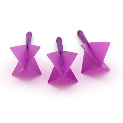 CUESOUL ROST Integrated Dart Shaft and Flights Medium,Diamond Shape,Set of 3 - color: Purple