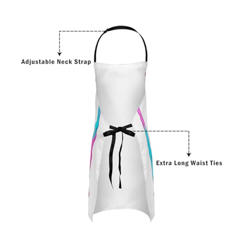Manfei Baseball Kids Kitchen Apron - color: Blue