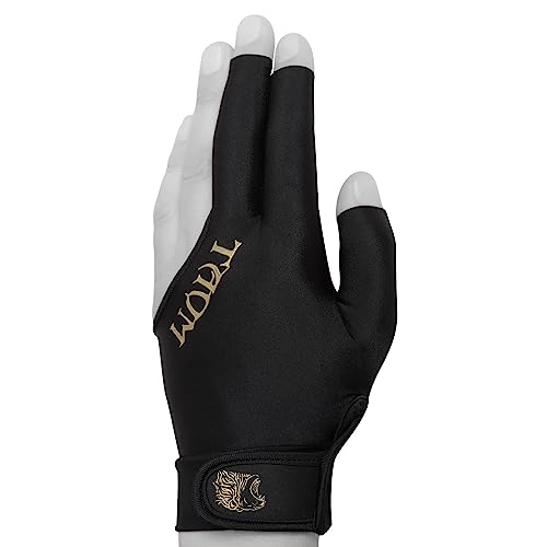 TAOM Midas Ultra Silky Thin Billiards Pool Cue Gloves Left Bridge Glove for Right Handed Player Size Large (L)