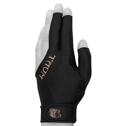 TAOM Midas Ultra Silky Thin Billiards Pool Cue Gloves Left Bridge Glove for Right Handed Player Size Large (L)