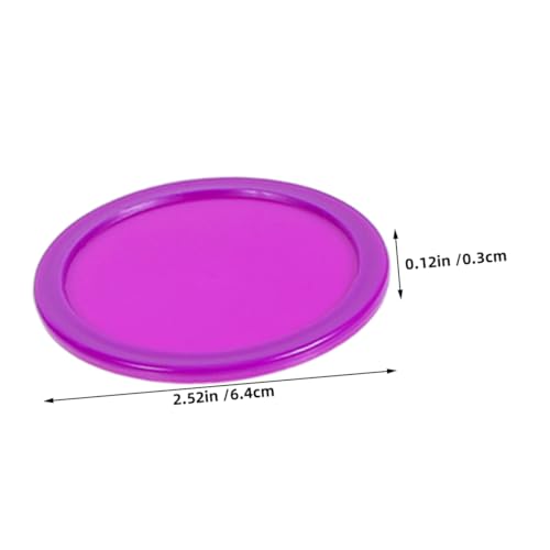 UPKOCH 8pcs Heavy Duty Air Hockey Pucks Replacement Set Accessories for Home and Professional Table Games for Boy Girl and Adults