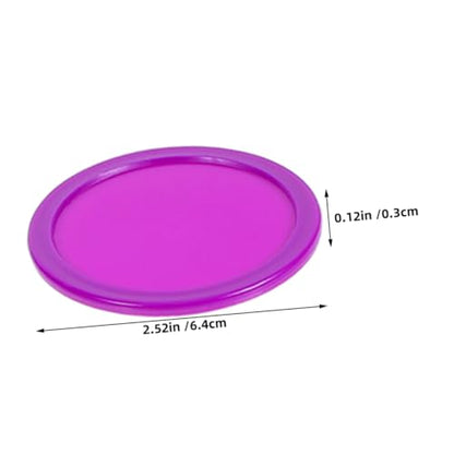 UPKOCH 8pcs Heavy Duty Air Hockey Pucks Replacement Set Accessories for Home and Professional Table Games for Boy Girl and Adults