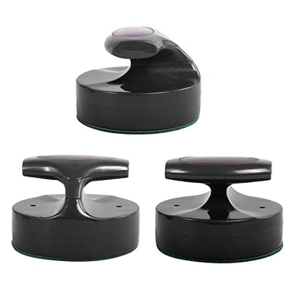 Air Hockey Pushers and Air Hockey Pucks,2PCS Striker with 4PCS Plastic Pucks and 2PCS Striker Holders