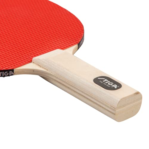STIGA Beginner Ping Pong Paddles - Recreational to Performance Table Tennis Rackets Ages and Skill Levels - Multiple Styles + Performance Levels Available - style: Hardbat