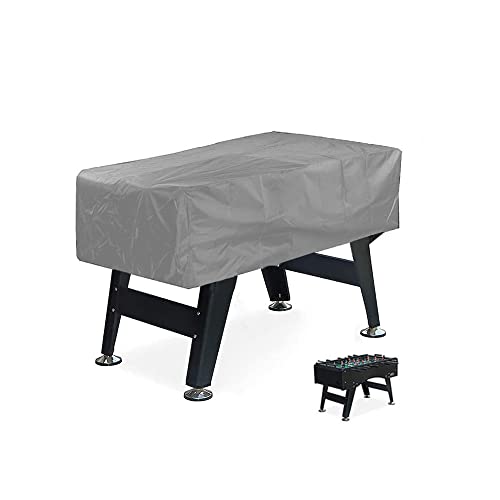 Lixada Foosball Table Cover Folding Oxford Waterproof UV-Protection 63x45.3x19.7'', Soccer Table Cover Dustproof Universal Rectangular Furniture Protection Case Table Cover for Billiard Soccer Table - color: Grey
