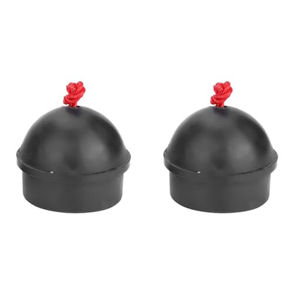2 PCS Non Slip Cue Tip Chalk, Billiard Chalk Holder with Cord, Pool Chalk Holder, Billiard Pool Cue Chalk Holder for Snooker Pool