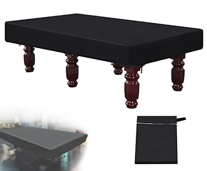 7 Foot Billiard Pool Table Cover, Waterproof&Tearproof Cover for Pool Table with Storage Bag, Indoor Outdoor All Season Sun Rain Snow Dust Protection Snooker Table Covers