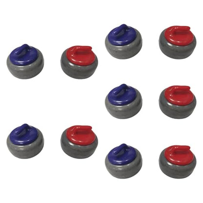 Mini Shuffleboard Replacement Pucks, Tabletop Equipment Rollers Set, Shuffleboard Accessories - size: 10Pcs 2.5x1.56cm