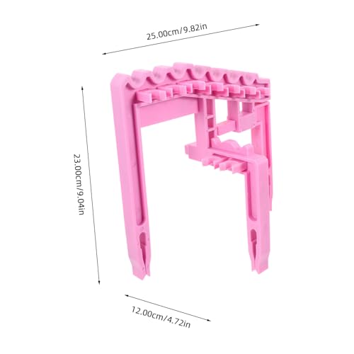 Golf Club Storage Rack Lightweight Portable Holder for Multiple Golf Shafts Stylish Pink for Home Garage
