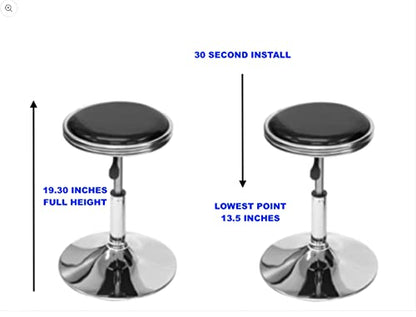 TOP US VIDEO ARCADES Full Size Commercial Grade Cocktail Arcade Machine 4500 Games Lift Up/Tilt Screen 26.5 Screen Tempered Glass 2 Stools Included 5 Year Warranty Black