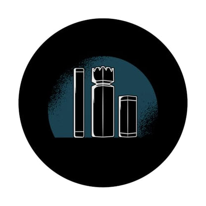 Kubb Pieces Lawn Game Player Swedish Chess Gamer Athlete PopSockets Adhesive PopGrip - style: Adhesive PopGrip
