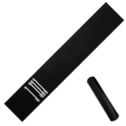 Dart Mat with Throw Line, Dartboard Mats for Floor Protection, 34X300cm Non-Slip Dart Throw Line Pad, Portable Darts Distance Mat with Throwing Lines for Home or Pub - color: #01