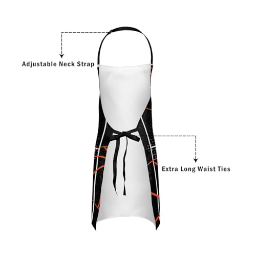 Castle Fairy Basketball Kitchen Apron - color: Basketball