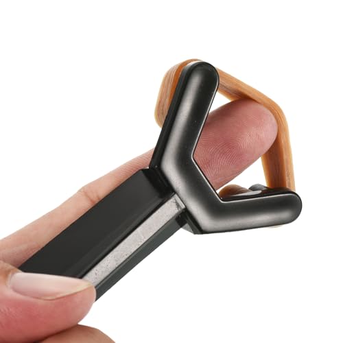 PATIKIL Billiard Pool Cue Repair Clamp, 3Pcs Plastic Snooker Cue Tip Press Fastener Repair Tool Billiard Accessories for Club Tips, Black