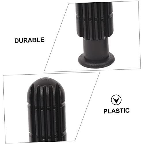 BESPORTBLE Foosball Table Handles 16-Piece Plastic Replacement Grip Set for Soccer Table Accessories Sturdy Black Football Machine Handles for Sports Enthusiasts for Game Rooms