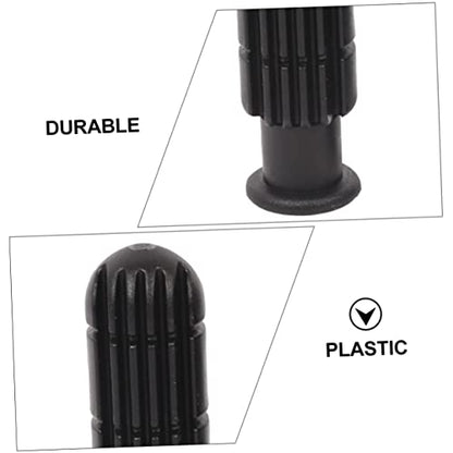 BESPORTBLE Foosball Table Handles 16-Piece Plastic Replacement Grip Set for Soccer Table Accessories Sturdy Black Football Machine Handles for Sports Enthusiasts for Game Rooms