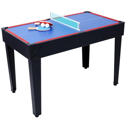 5-in-1 All Sports Game Table - Billiards, Hockey, Foosball, Ping Pong, and Basketball
