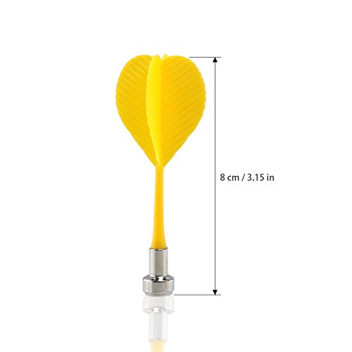 Magnetic Darts, Replacement Plastic Dart Game Safety Darts - color: Red Yellow