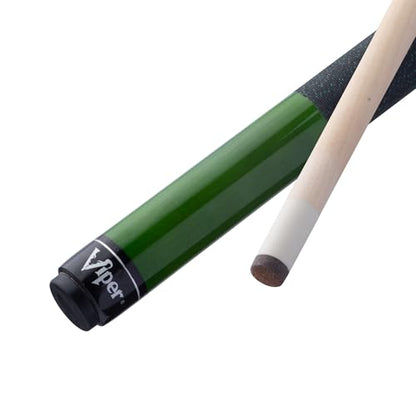 Viper Elite 58" 2-Piece Billiard/Pool Cue - color: Evergreen, size: 18-Ounce