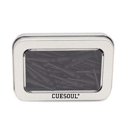 CUESOUL 100 Pieces Soft Tip Points for Soft Tip Darts - color: Black
