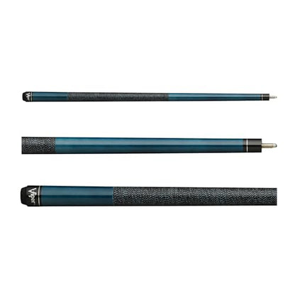Viper Elite 58" 2-Piece Billiard/Pool Cue - color: Azure Blue, size: 19-Ounce