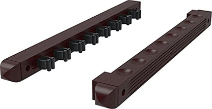 Fat Cat 2-Piece Wall Mounted Hardwood Billiard/Pool Cue Rack,
