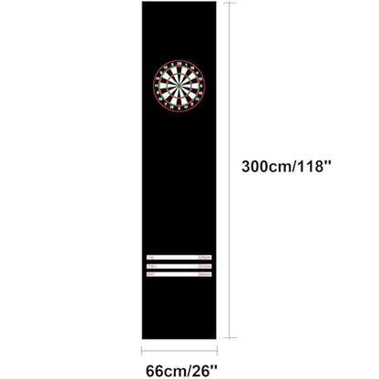 Professional Darts Mat, Heavy Duty Non Slip Dart Carpet with Throw Lines, Ideal for Beginners and All Dart Types