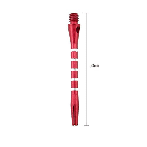 Honbay 12Pcs Aluminum Medium Darts Shafts Harrows Dart Stems Throwing Fitting