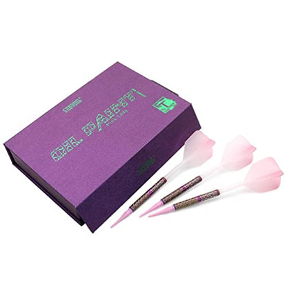 CUESOUL Cocktail/COLA Beer/Draft Beer with Oil Paint Finished-19g/20g/21g Soft Tip 90% Tungsten Dart Set - color: Pink Lady Cocktail-19