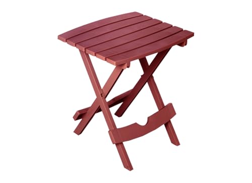 Adams Manufacturing 8510-95-3700 Quick-Fold Side Table, Merlot - color: Merlot, size: 1