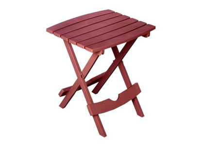 Adams Manufacturing 8510-95-3700 Quick-Fold Side Table, Merlot - color: Merlot, size: 1